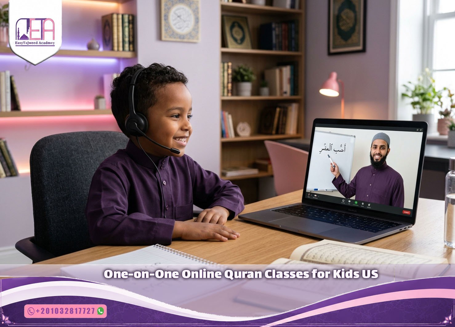One-on-One Online Quran Classes for Kids US